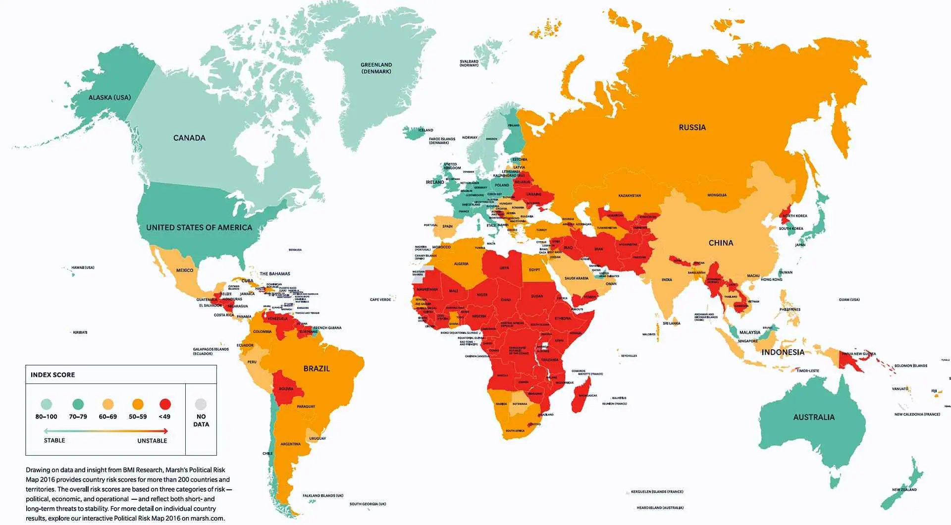 Project Finance Risk In Emerging Markets Map